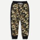 Shein Men Cut And Sew Camo Print Sweatpants