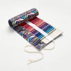 Shein 48 Hole Aztec Roll Up Bag