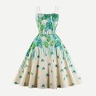 Shein Floral Print Circle Dress