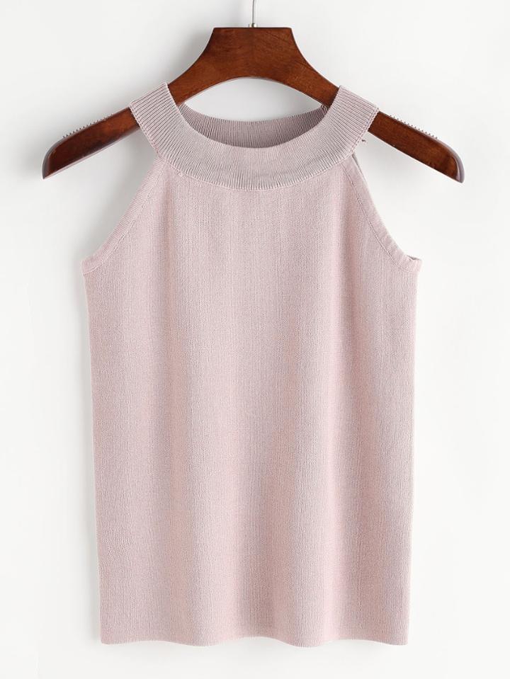 Shein Knitted Halter Top