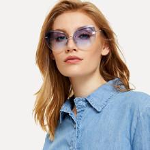 Shein Rimless Cat Eye Sunglasses