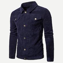 Shein Men Solid Corduroy Jacket