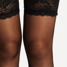 Shein Lace Hem Over The Knee Socks