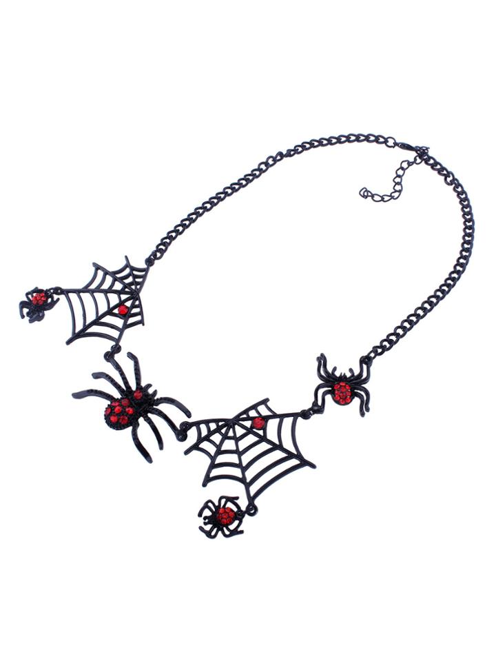 Shein Spider Design Chain Necklace