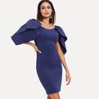 Shein Exaggerated Sleeve Bodycon Dress