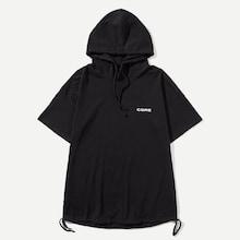 Shein Men Drawstring Hem Hoodid Tee