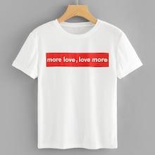 Shein Letters Print Tee