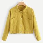 Shein Lace-up Solid Jacket