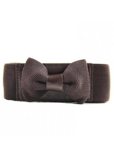 Rosewe All Matched Bow Decorated Elastic Wide Belt