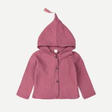 Shein Girls Tassel Detail Hoodie Coat
