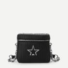 Shein Star Pattern Zipper Around Crossbody Bag