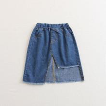 Shein Girls Split Denim Skirt