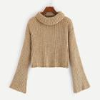 Shein Trumpet Sleeve Crop Jumper