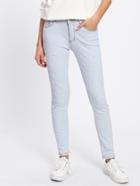 Shein Faux Pearl Skinny Jeans