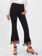 Shein Raw Hem Fringe Flare Pants