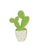 Shein Green Color  Enamel Plant Shape Big Brooches Jewelry