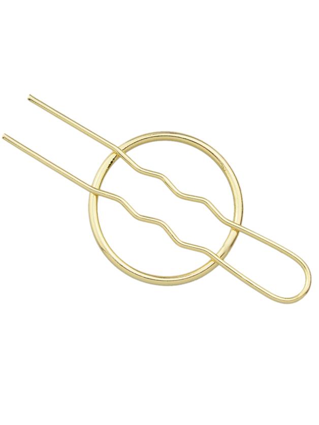 Shein Gold New Arrivals Big Round Hair Sticks Accessories