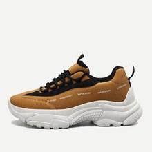 Shein Men Laser Cut Lace-up Sneakers