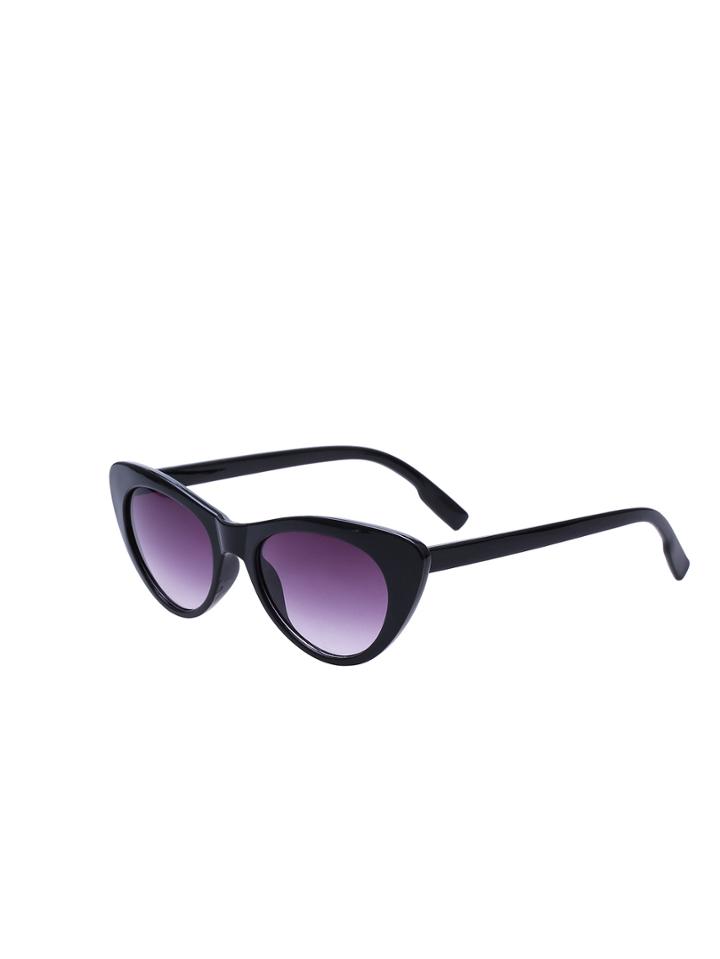 Shein Purple Cat-eye Shape Plastic Plain Eyeglasses