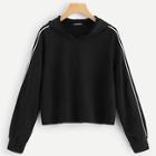 Shein Contrast Tipping Hoodie