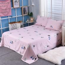 Shein Plant Print Flat Sheet 1pc