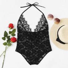 Shein Eyelash Lace Halte Teddy