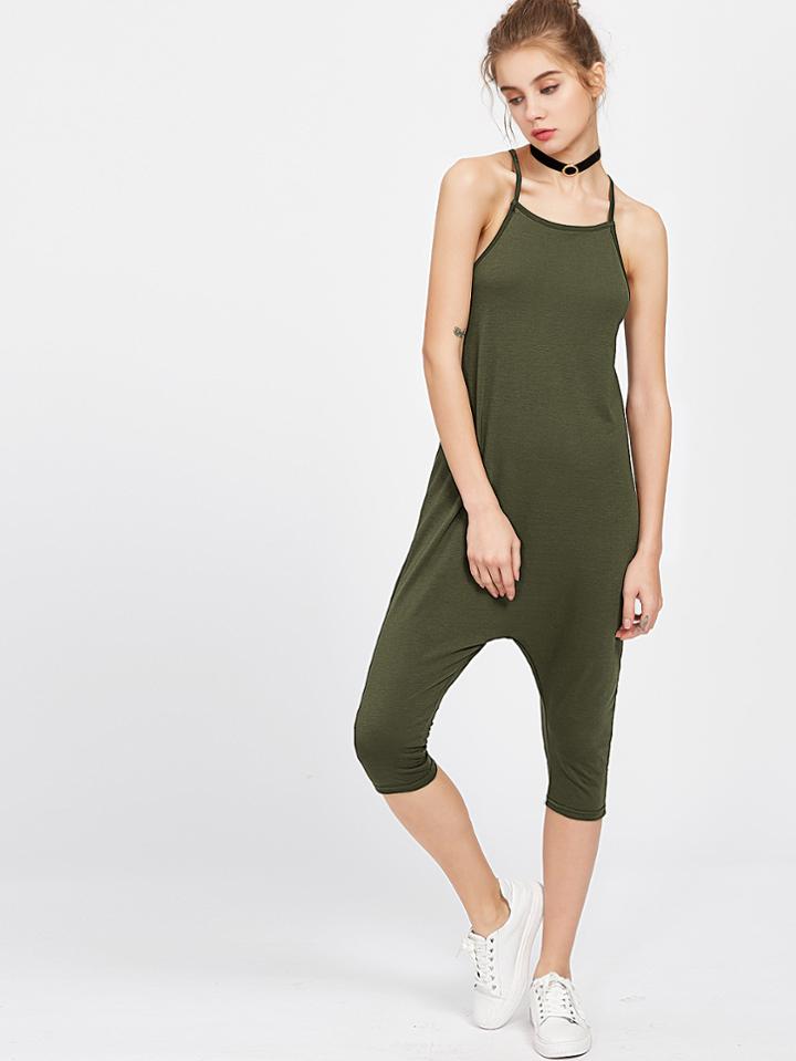 Shein Backless Harem Jumpsuit