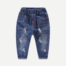 Shein Boys Destroyed Roll Hem Jeans