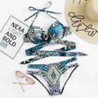 Shein Mixed Print Random Push Up Bikini Set