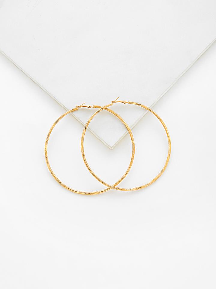 Shein Open Hoop Drop Earrings