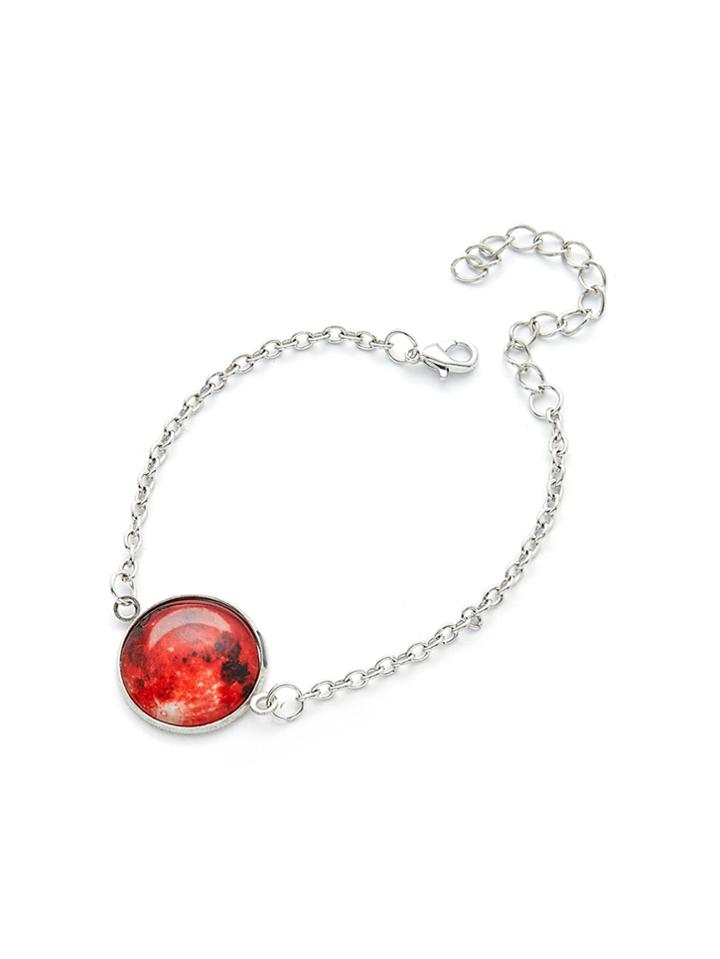 Shein Luminous Round Charm Link Bracelet