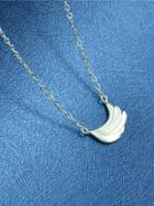 Shein Silver New Wing Shape Pendant Necklace