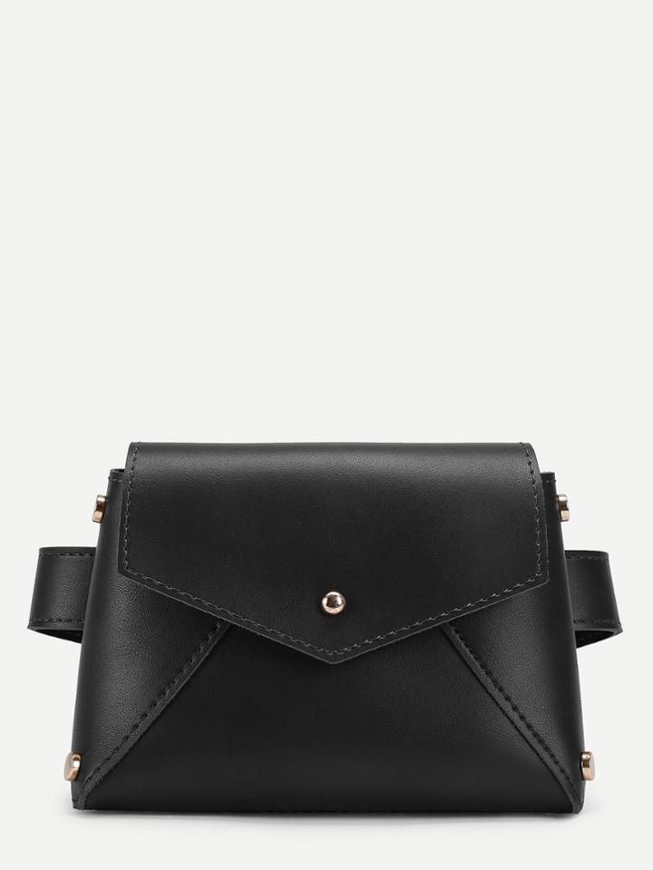 Shein Flap Pu Bum Bag