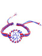 Shein Russian Flag Three Color Woven Leather Bracelet