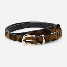 Shein Kids Leopard Skinny Belt