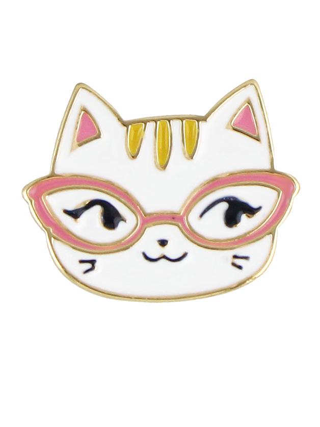 Shein Cat Latest Cute Colorful Enamel Cat Shape Brooch
