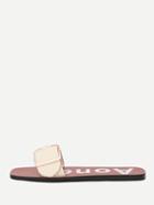 Shein Apricot Faux Leather Buckle Slides