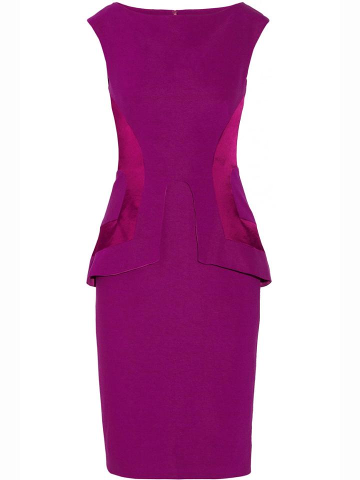 Shein Purple Round Neck Sleeveless Bodycon Dress