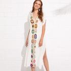 Shein V Neckline Hollow Out Cover Up