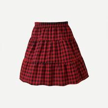 Shein Girls Plaid Skirt
