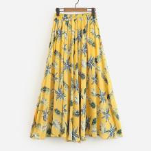 Shein Foliage Print Skirt