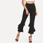 Shein Tiered Flare Leg Pants