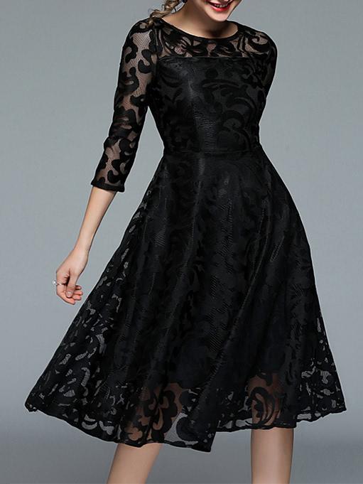 Shein See Through Lace Dress