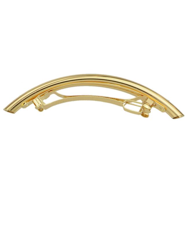 Shein Gold Simple Geometric Barrettes Hairwear