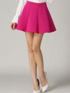 Shein Hot Pink Flare A Line Skirt