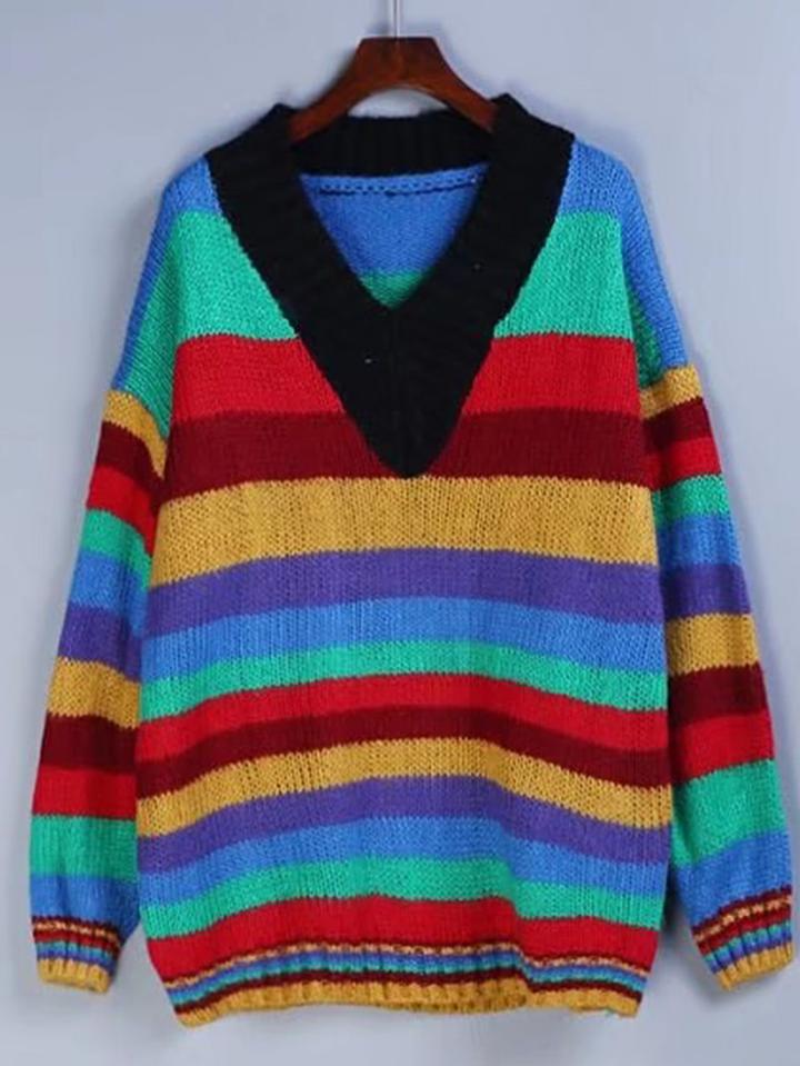 Shein Drop Shoulder Seam Oversized Sweater