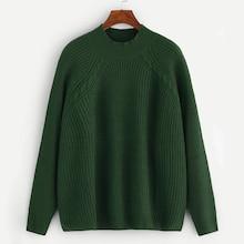 Shein Plus Cable Knit Raglan Sleeve Jumper