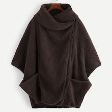 Shein Pocket Detail Teddy Outerwear