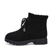 Shein Toddler Girls Frill Trim Ankle Boots
