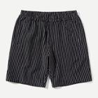 Shein Men Varsity Striped Elastic Waist Shorts